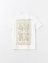 LC Waikiki Crew Neck Short Sleeve Printed Combed Cotton Men's T-shirt
